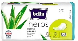 Гигиенические прокладки, 20 шт. - Bella Herbs Aloe Vera — фото N1