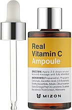 Парфумерія, косметика Сироватка для обличчя, з вітаміном С - Mizon Real Vitamin C Ampoule