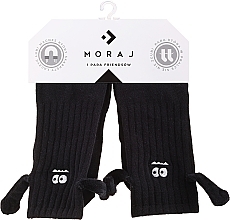 Прикольні шкарпетки з магнітними ручками csl 250-404, чорні - Moraj — фото N1