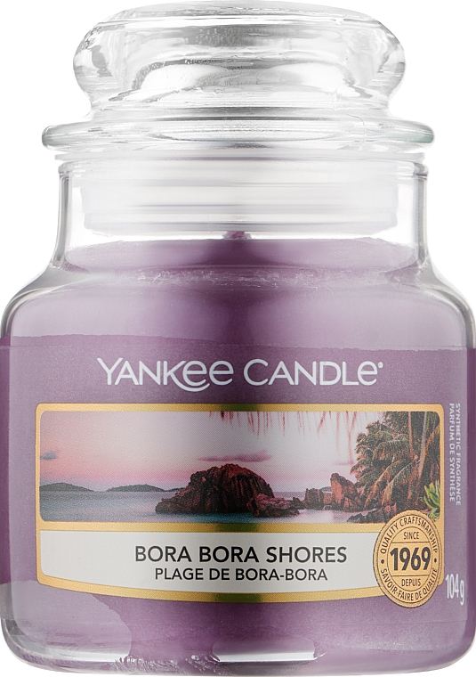 Свеча в стеклянной банке - Yankee Candle Bora Bora Shores Votive Candle — фото N1