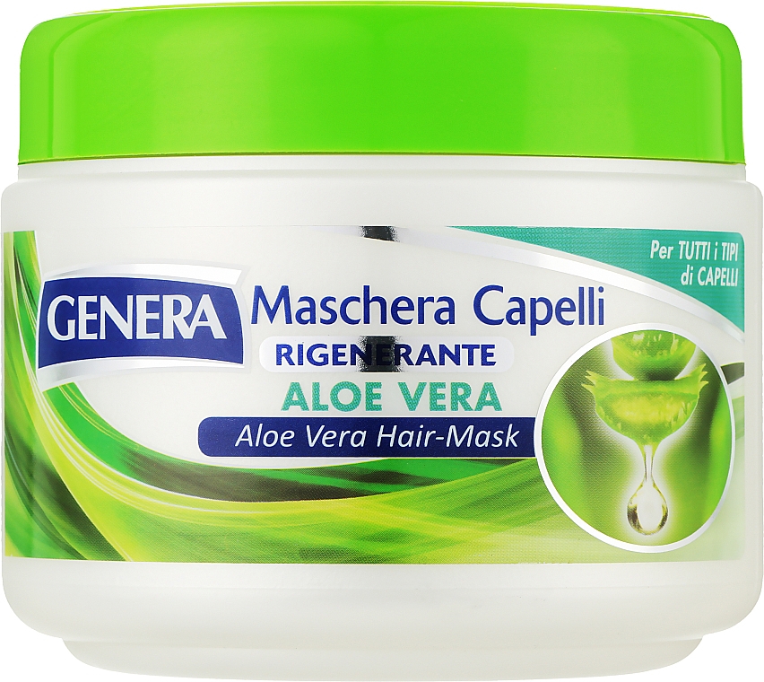 Восстанавливающая маска для волос "Алоэ вера" - Genera Aloe Vera Hair Mask — фото N2