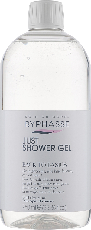 Гель для душа для всех типов кожи - Byphasse Back To Basics Just Shower Gel All Skin Types