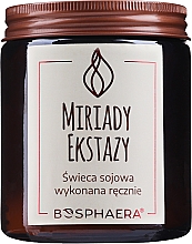 Парфумерія, косметика Ароматична соєва свічка "Міріади екстазу" - Bosphaera