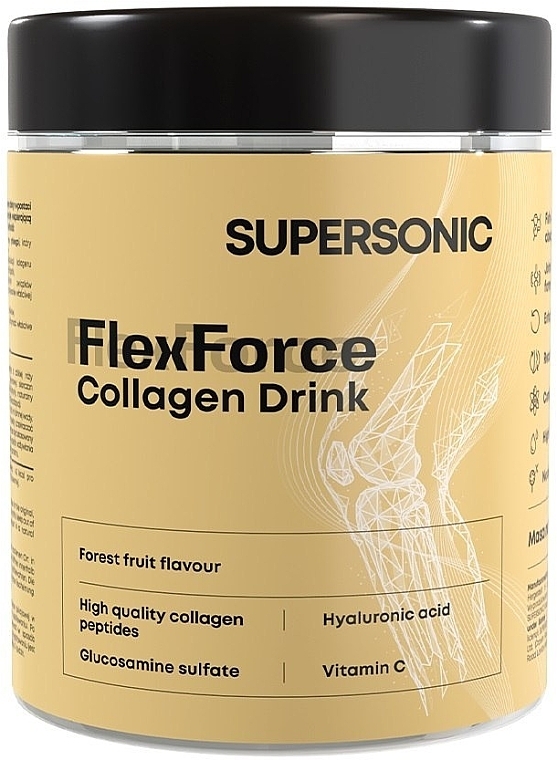 Коллагеновый напиток, лесные фрукты - Supersonic FlexForce Collagen Drink — фото N1