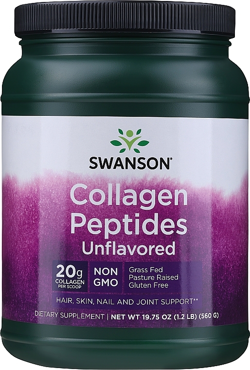 Пищевая добавка "Коллагеновые пептиды" - Swanson Collagen Peptides Unflavored — фото N1