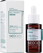 Сыворотка для лица с витамином С - Neogen Dermalogy Real Vitamin C Serum 22% & Kakadu C-plex — фото N2
