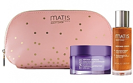 Духи, Парфюмерия, косметика Набор - Matis Face and Body Glamour Set (cr/50ml + dry/oil/50ml + bag)