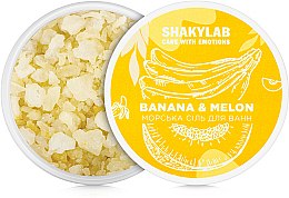 Соль морская для ванн "Banana & Melon" - SHAKYLAB Natural Bath Salt — фото N2