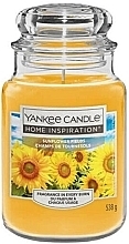 Парфумерія, косметика Ароматична свічка в банці - Yankee Candle Home Inspiration Sunflower Fields