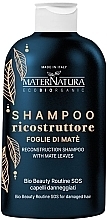 Парфумерія, косметика Відновлювальний шампунь із листям мате - MaterNatura Recontruccturing Shampoo with Mate Leaves