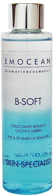 Двухфазное средство для снятия макияжа - Emocean Skin Specialist B-Soft Eye & Lip Make-Up Remover — фото N1