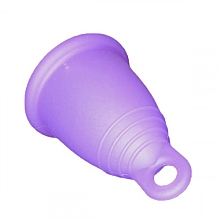 Парфумерія, косметика Менструальна чаша з петлею, розмір М, фіолетова - MeLuna Classic Menstrual Cup