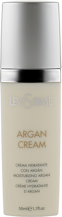 Увлажняющий крем для лица с аргановым маслом - LeviSsime Argan Line Moisturizing Argan Cream