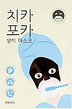 Парфумерія, косметика Тканинна маска для обличчя - A'pieu Chi Ka Po Ka Tooth Brushing Mask