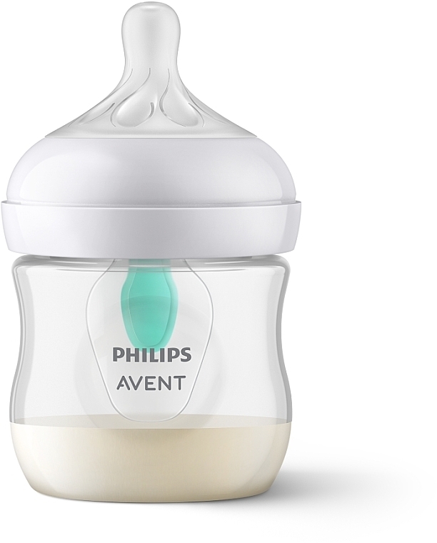 Пляшечка для годування "Природний потік", з клапаном, 125 мл, 0м+ - Philips Avent Natural — фото N1