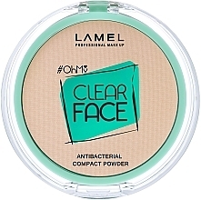 Духи, Парфюмерия, косметика Пудра компактная антибактериальная - LAMEL Make Up Clear Face Oh My Compact Powder