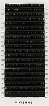 Парфумерія, косметика Накладні вії "Elite", чорні, 20 ліній (0,05, D, 10), екоупаковка - Vivienne