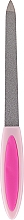Парфумерія, косметика Пилочка сапфірова для нігтів, 15 см, 77111, світло-рожева - Top Choice