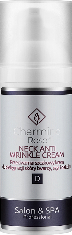 Крем проти зморщок для шиї - Charmine Rose Neck Anti Wrinkle Cream — фото N1