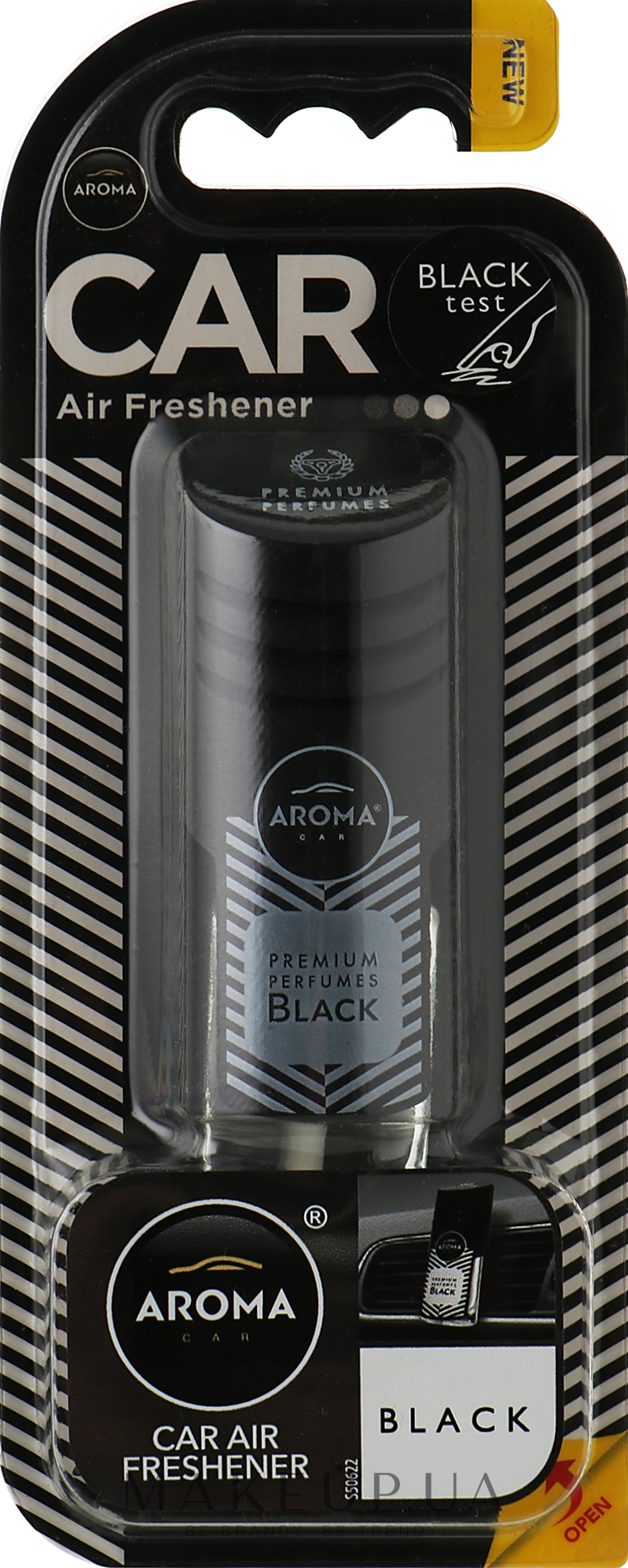 Ароматизатор рідкий "Black" для авто - Aroma Car Prestige Vent — фото 10.5g