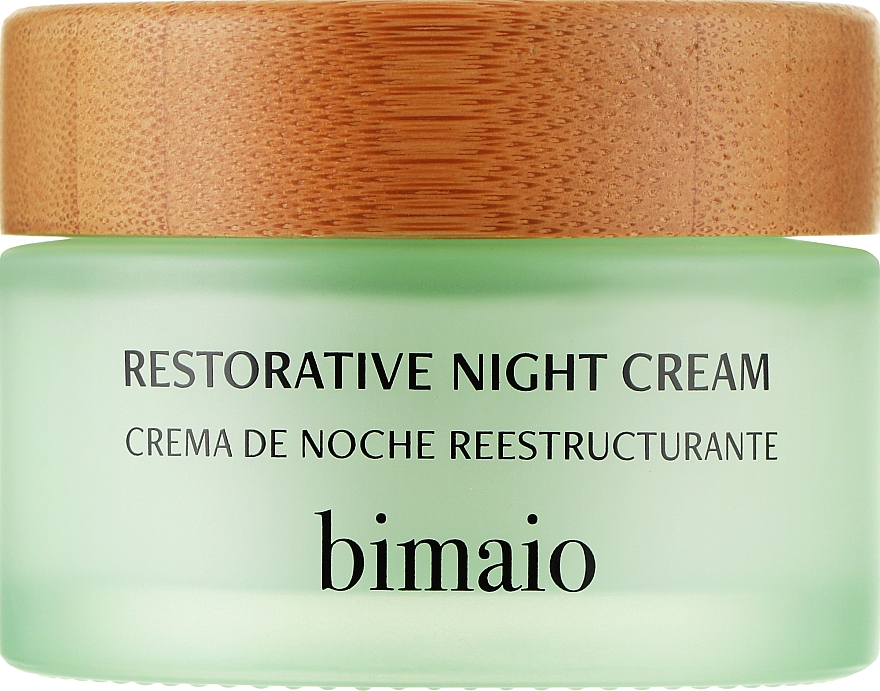 Відновлювальний нічний крем для обличчя - Bimaio Restorative Night Cream — фото N1