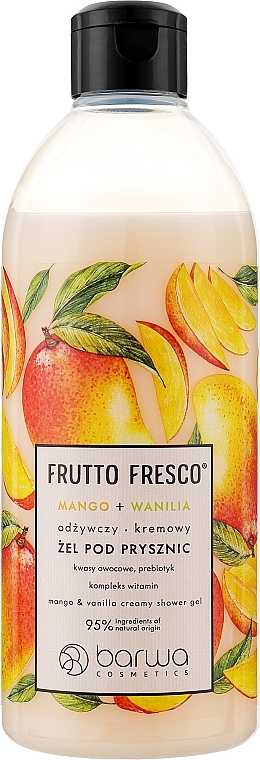 Питательный гель для душа "Манго и Ваниль" - Barwa Frutto Fresco Mango & Vanilla Creamy Shower Gel — фото N1