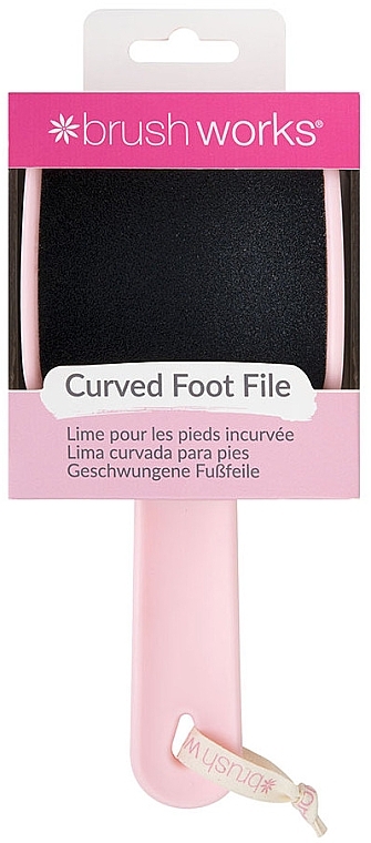 Шлифовальная пилка для педикюра - Brushworks Curved Foot File — фото N1