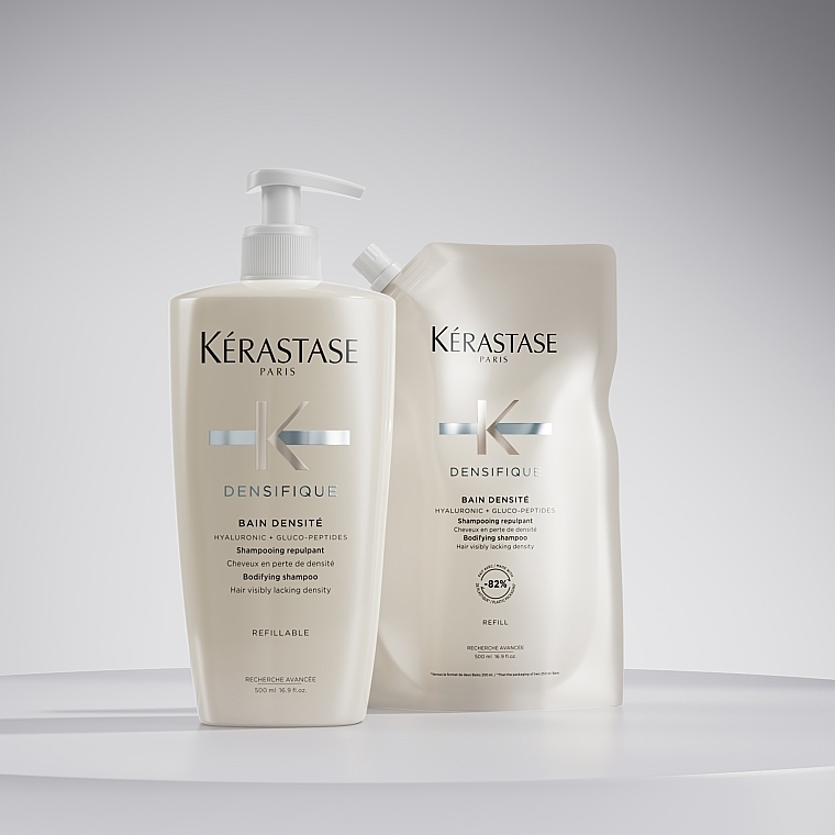 Уплотняющий шампунь-ванна для увеличения густоты волос - Kerastase Densifique Bain Densite Shampoo (рефил) — фото N4