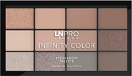 Палетка тіней для повік - LN Pro Infinity Color Eyeshadow Pallette — фото N2