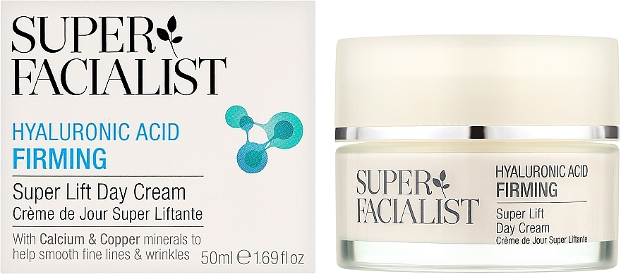 Крем дневной с гиалуроновой кислотой для лица - Super Facialist Hyaluronic Acid Firming Super Lift Day Cream — фото N2