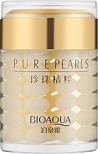 Увлажняющий крем для лица с натуральной жемчужной пудрой - Bioaqua Pure Pearls Cream — фото N1