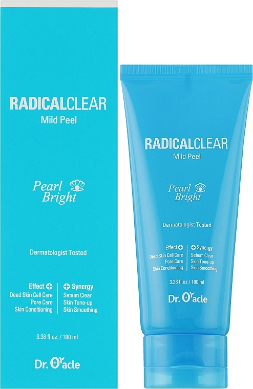 Гель-гоммаж "Сияние жемчуга" - Dr. Oracle Radical Clear Mild Peel Pearl Bright — фото N2