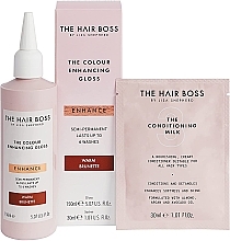 Парфумерія, косметика Підсилювач кольору, для брюнеток - The Hair Boss Color Enhancing Gloss Warm Brunette