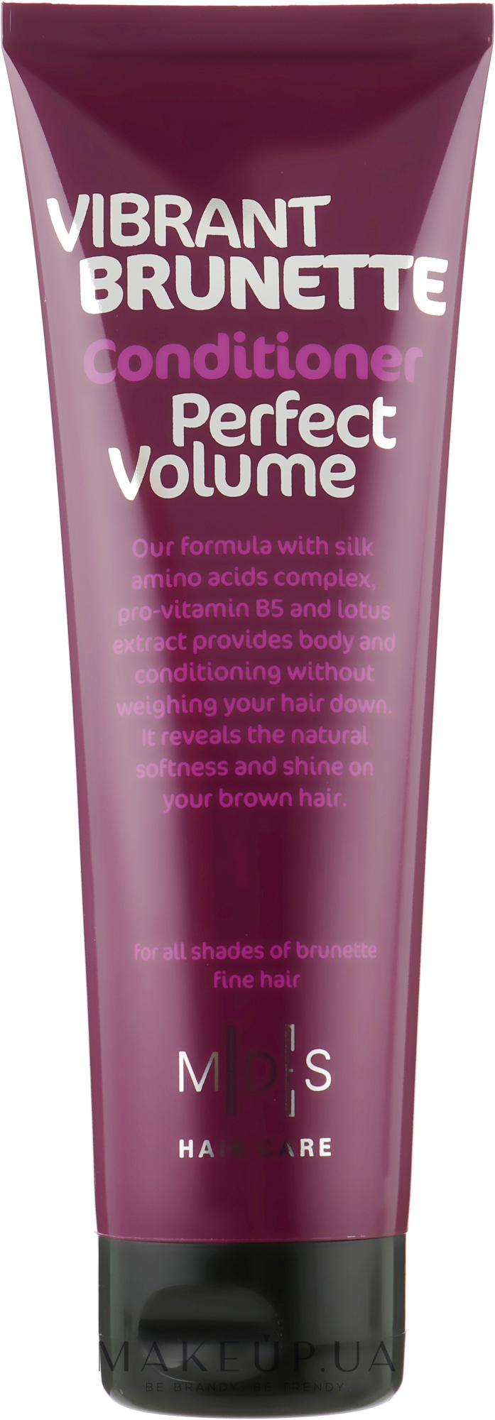 Кондиціонер «Ідеальний об'єм. Пекуча брюнетка» - Mades Cosmetics Vibrant Brunette Perfect Volume Conditioner — фото 250ml