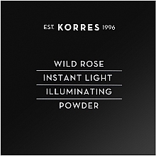 Пудра для обличчя - Korres Wild Rose Instant Light Illuminating Powder — фото N2