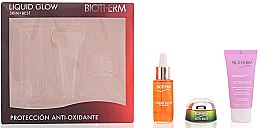 Духи, Парфюмерия, косметика Набор - Biotherm Skin Best Liquid Glow (face/gel/50ml + oil/30ml + face/cr/50ml)