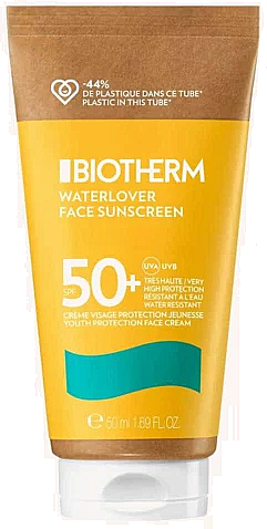 Солнцезащитный крем для лица - Biotherm Waterlover Face Sunscreen SPF50 — фото N1