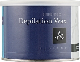 Парфумерія, косметика УЦІНКА Теплий віск для депіляцї в банці "Азулен" - Simple Use Beauty Depilation Wax *