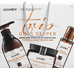 Парфумерія, косметика Набір   - Saryna Key Trio Color Lasting (sh/500ml + mask/500ml + oil/105ml)