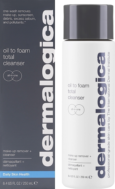 Гелево-масляный очиститель для лица - Dermalogica Oil to Foam Total Cleanser — фото N2