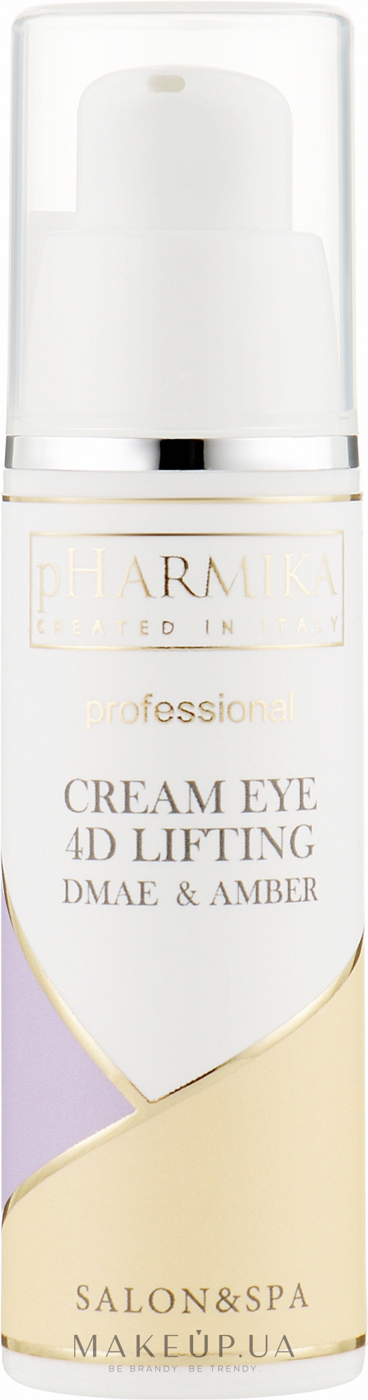 Крем під очі "4D ліфтинг" - pHarmika Cream Eye 4 D Lifting Dmае & Amber — фото 30ml