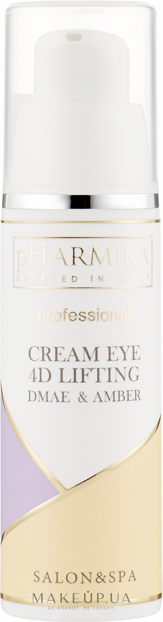 Крем под глаза "4 D лифтинг" - pHarmika Cream Eye 4 D Lifting Dmae & Amber — фото 30ml