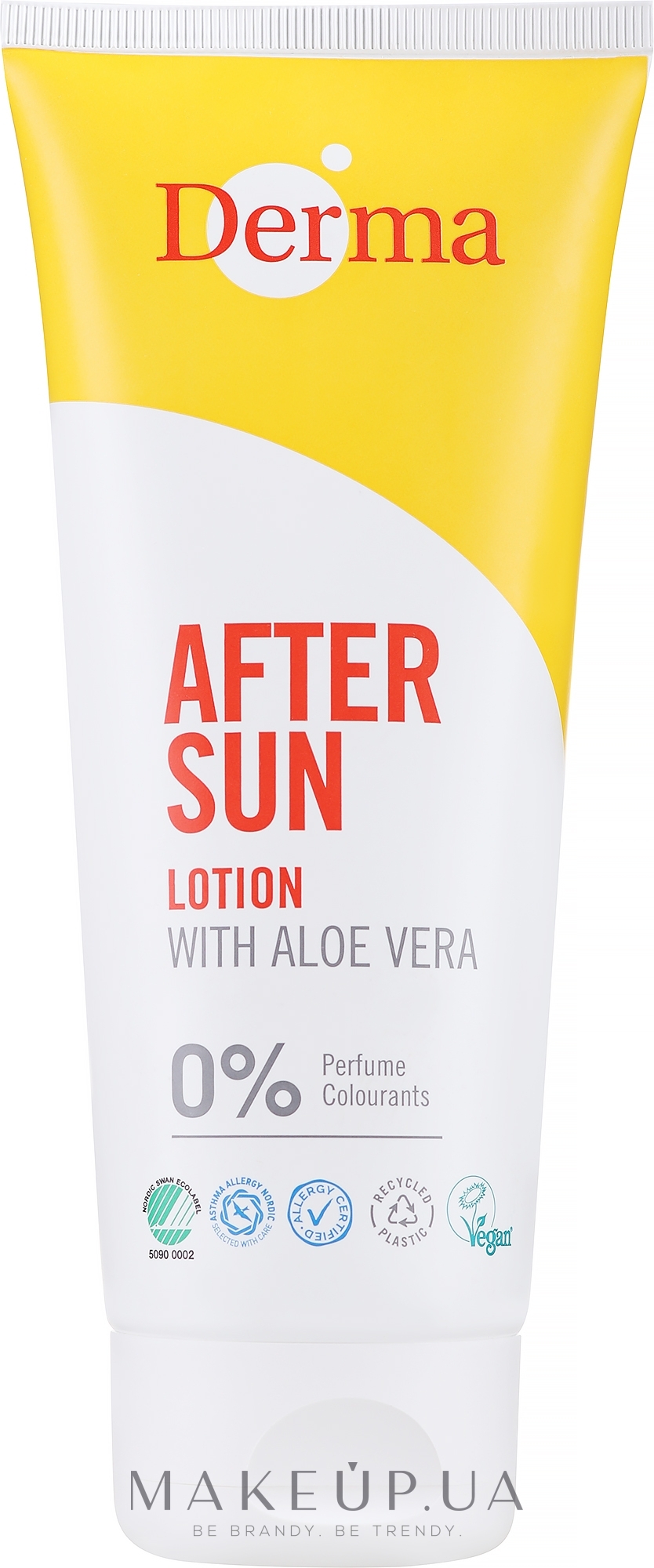 Лосьйон для засмаги, з екстрактом алоє - Derma After Sun Lotion Med Aloe Vera — фото 200ml