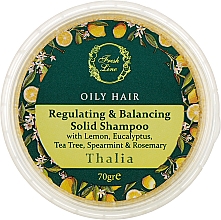 Парфумерія, косметика Твердий шампунь - Fresh Line Botanical Hair Remedies Oily Thalia