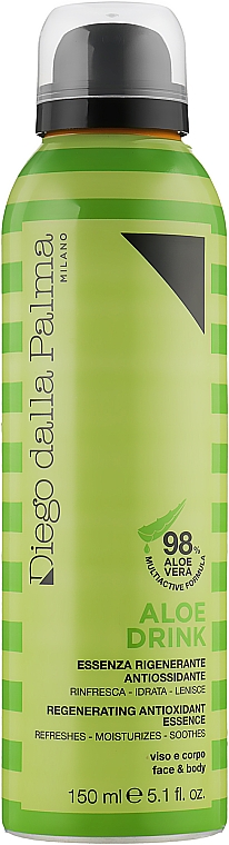 Гель увлажняющий - Diego Dalla Palma Aloe Drink Regenerating Antioxidant Essence — фото N1