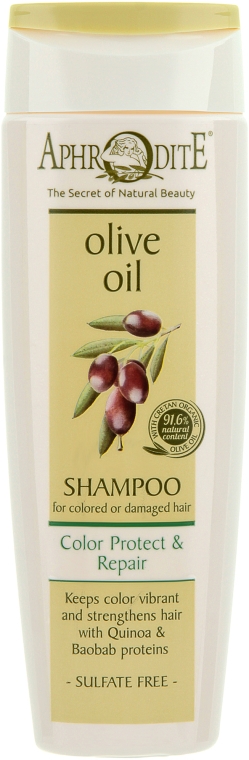 Шампунь для волосся "Захист кольору і відновлення" - Aphrodite Color Protect & Repair Shampoo
