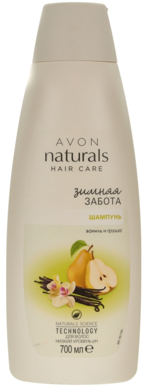 Шампунь для волос "Зимняя забота. Ваниль и груша" - Avon Naturals Hair Care Shampoo