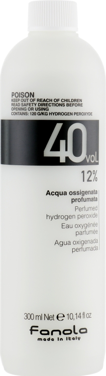 Окислювач 40 vol 12% - Fanola Perfumed Hydrogen Peroxide Hair Oxidant — фото N1