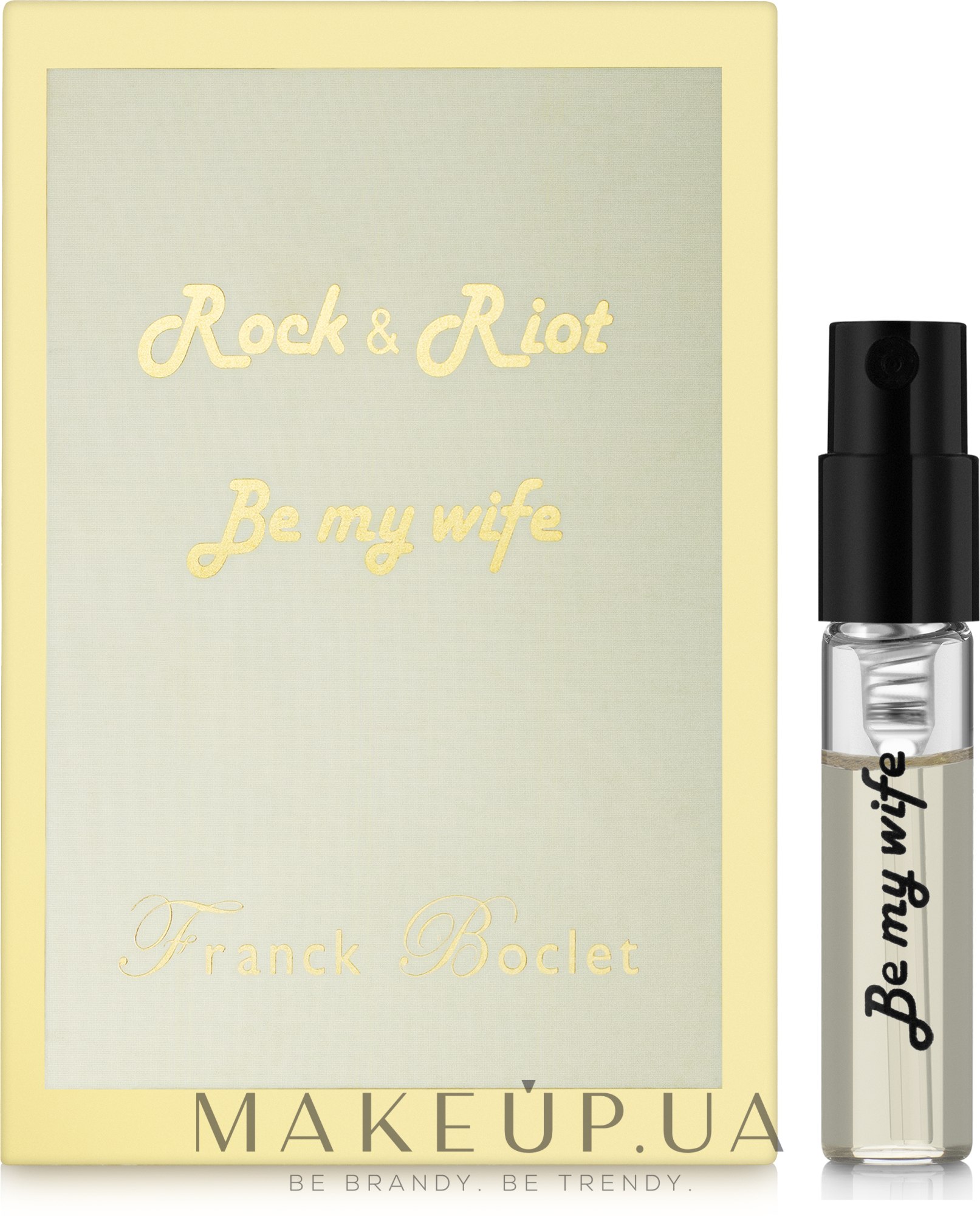 Franck Boclet Be My Wife Extrait De Parfum - Духи (пробник) — фото 1.5ml