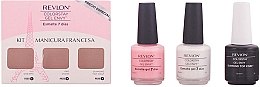 Духи, Парфюмерия, косметика Набор для французского маникюра - Revlon Colorstay Gel Envy French Manicure Set (nailpolish/2x15ml + top coat/15ml)